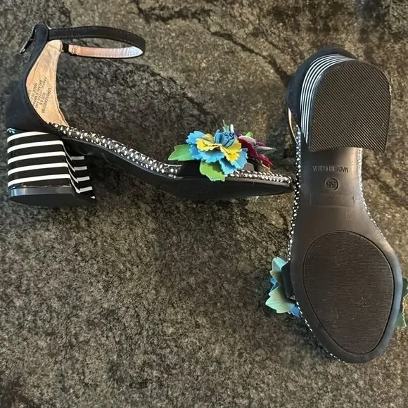 Betsey Johnson  Lore Floral Strap Dress Sandals - Picture 5 of 9